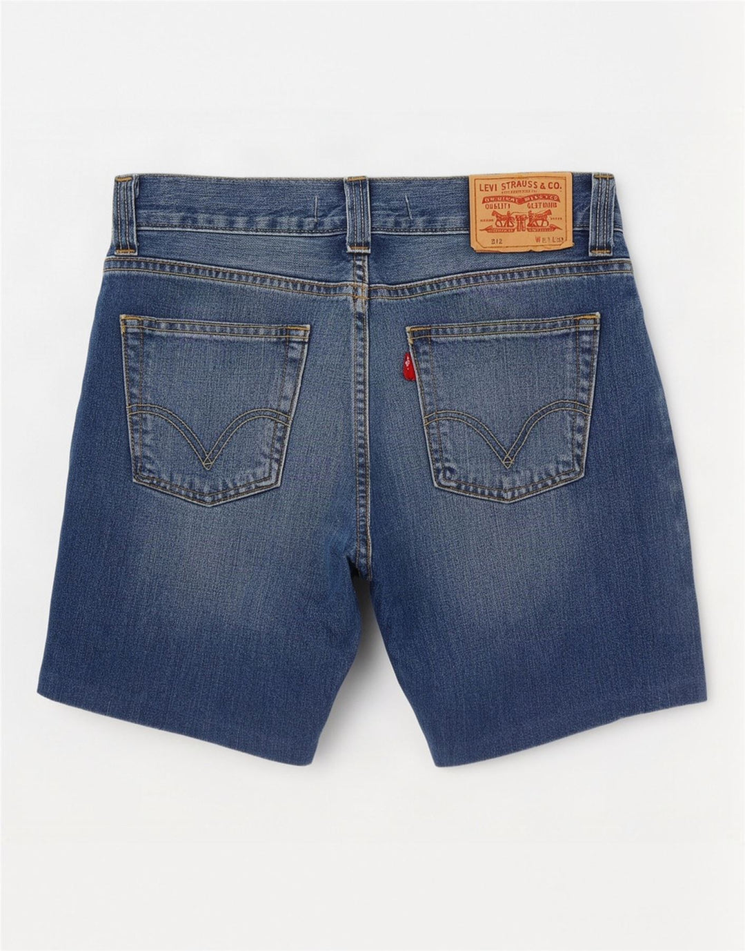 Pantaloncini di jeans Levi's 512 da uomo W31 blu medio