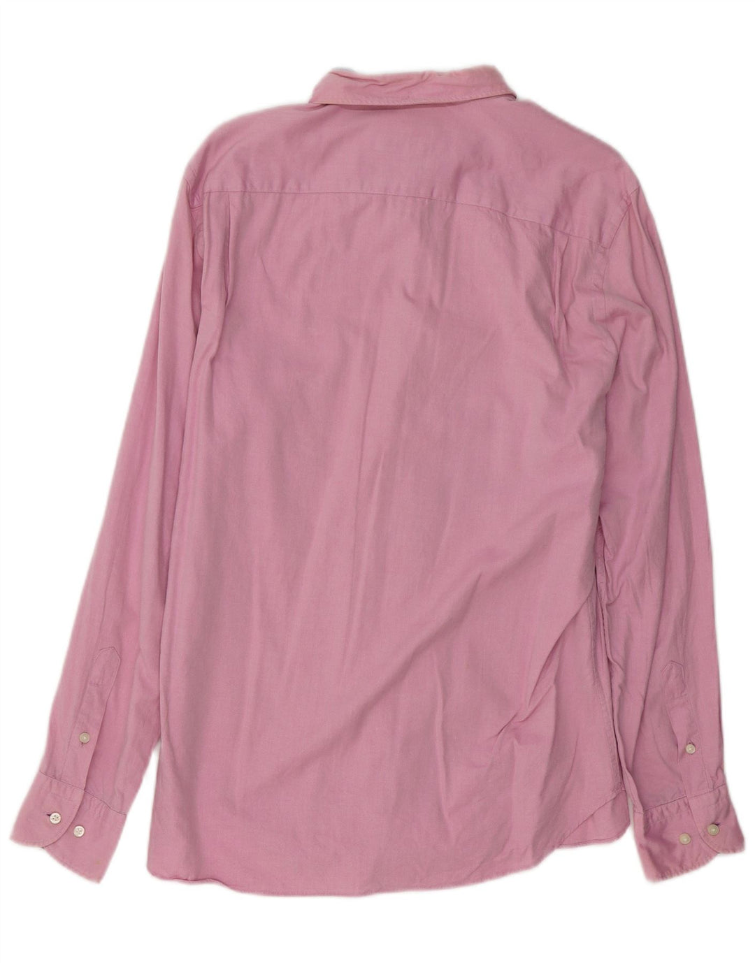 MASSIMO DUTTI Camicia Uomo Large Rosa Cotone