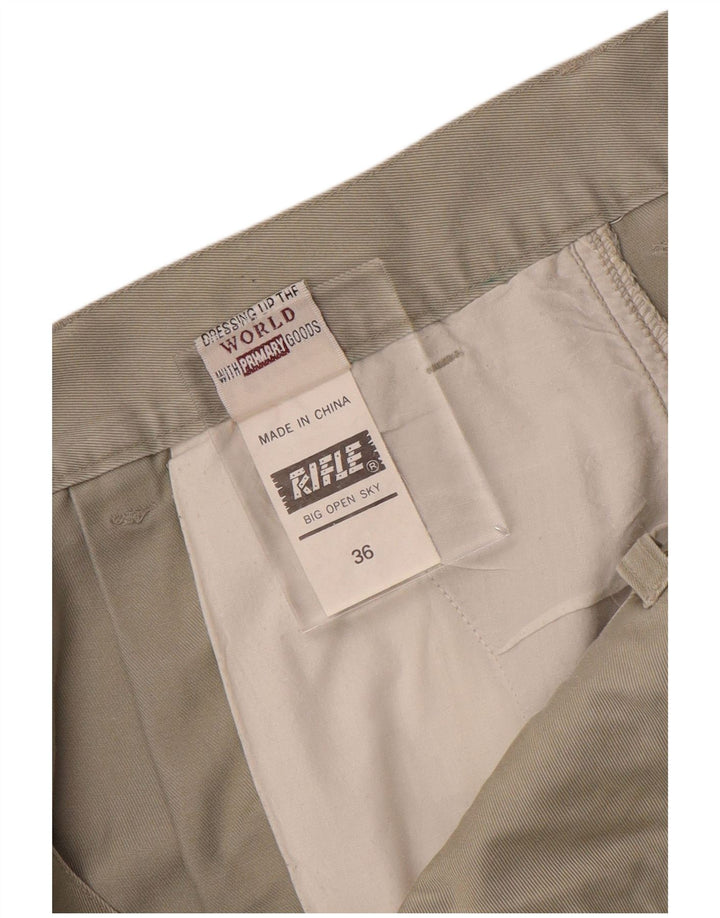 Pantaloncini cargo da uomo Rifle W36 grandi in cotone grigio