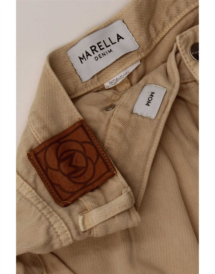 Jeans affusolati Mom da donna Marella W28 L26 Beige