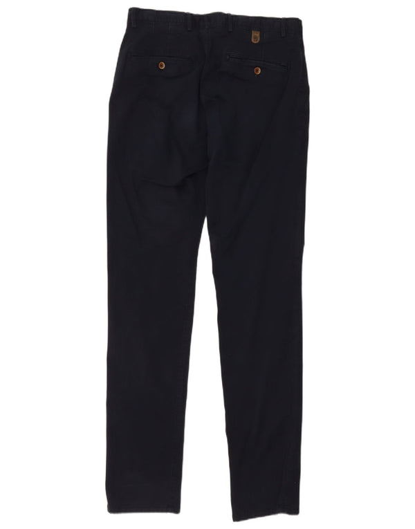 Pantaloni chino slim fit da uomo Massimo Dutti EU 40 Medium W31 L33 Blu Navy