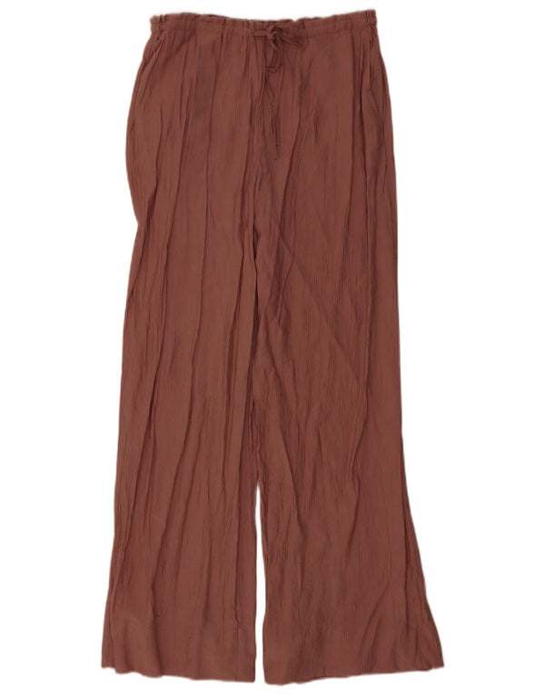 Pantaloni a gamba larga da donna Zara XS W24 L30 viscosa rosa