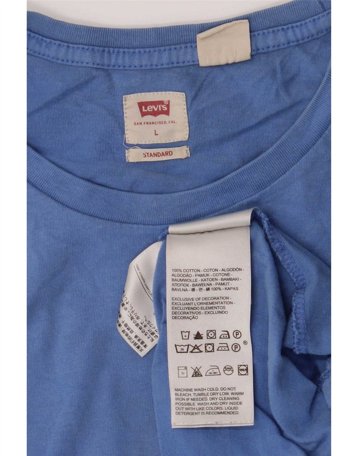 T-shirt standard da uomo Levi's Top grande in cotone blu