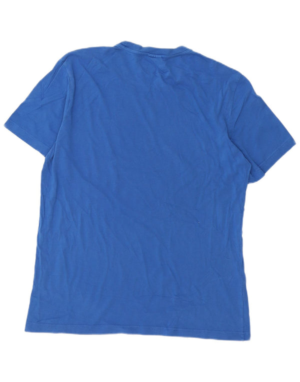 T-shirt grafica da uomo CHAMPION Top grande blu