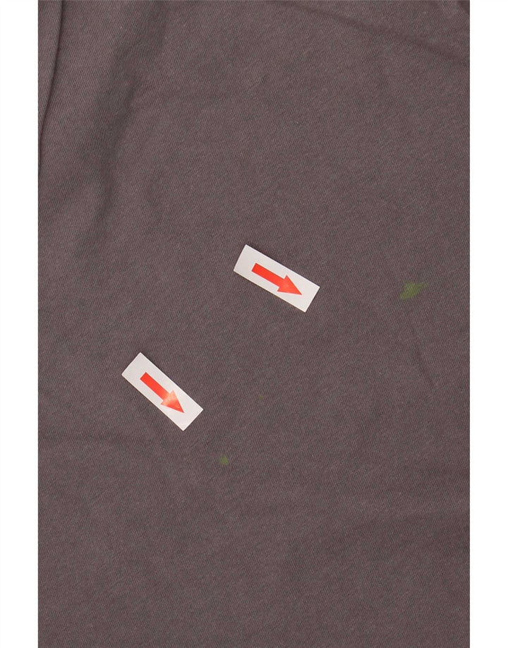 T-shirt Nike da uomo Top Small in cotone grigio