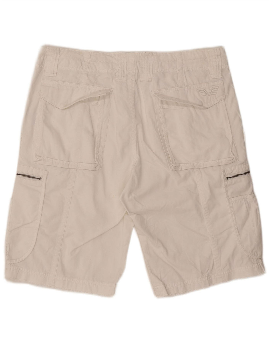 Pantaloncini cargo da uomo French Connection W36 grandi cotone bianco
