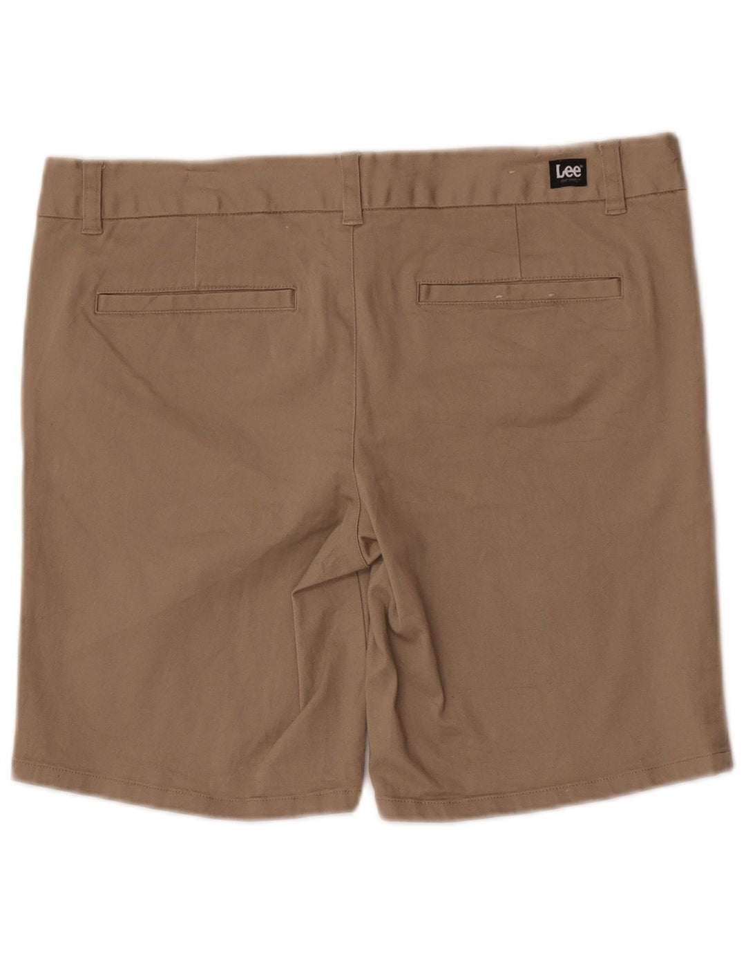 Pantaloncini chino da donna Lee US 13 grandi W34 cotone marrone