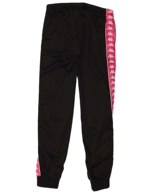 Pantaloni da tuta da donna Kappa Joggers UK 16 Large Nero Colourblock