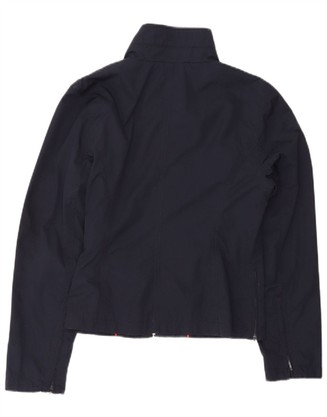 Giubbotto bomber corto da donna Tommy Hilfiger UK 12 medio blu navy poliestere