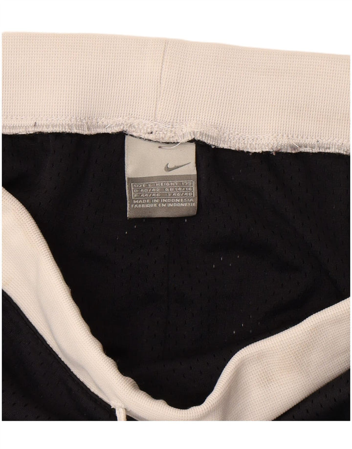 Pantaloni della tuta da donna Nike UK 14/16 Large Nero Colourblock