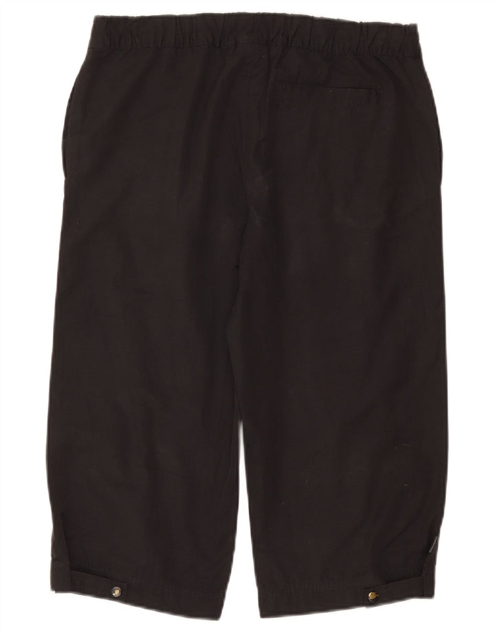 Pantaloncini Bermuda da donna Adidas UK 10 Small W27 cotone nero