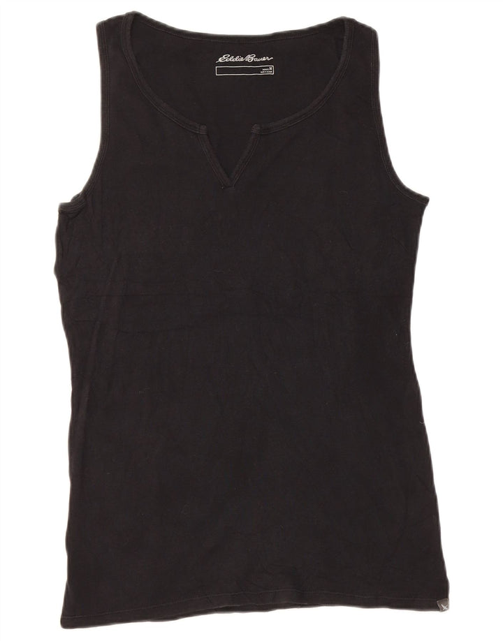 Canotta da donna Eddie Bauer UK 12 cotone nero medio