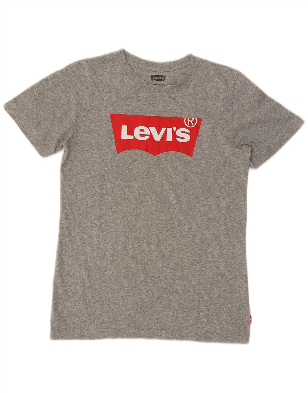 Maglietta grafica Levi's per ragazzi, 13-14 anni, grigia chiazzata