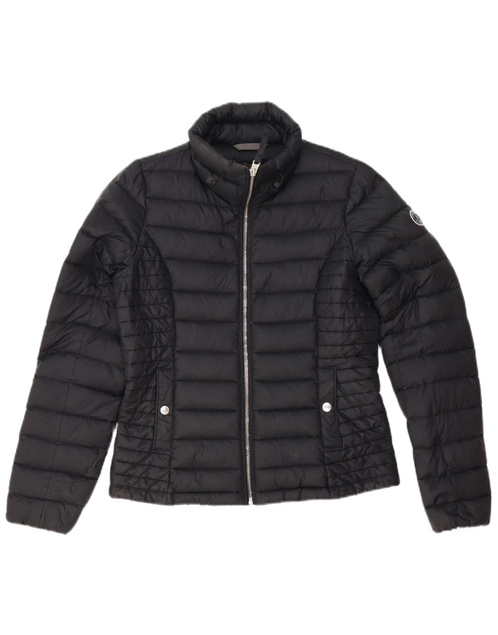 Giacca imbottita da donna Abercrombie & Fitch UK 10 Small Poliestere nero