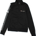 CHAMPION Girls Graphic Tracksuit Top Jacket 10-11 Years Medium Black Vintage Champion and Second-Hand Champion from Messina Hembry 