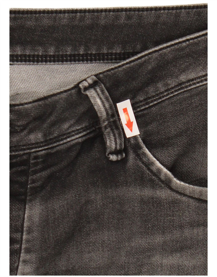 Pantaloncini di jeans vestibilità regolare da uomo Jack & Jones XL W38 cotone grigio