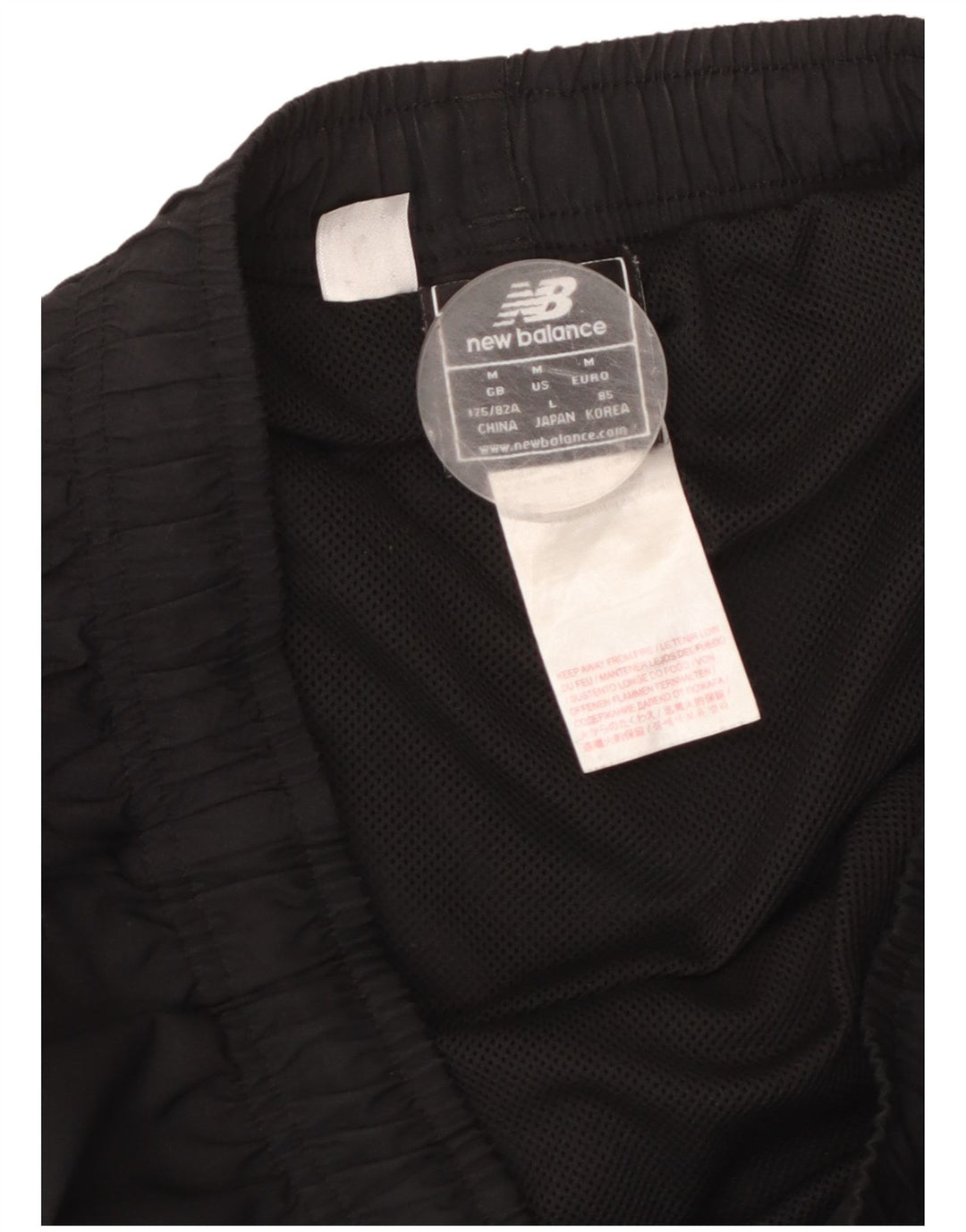 Pantaloncini sportivi Liverpool da uomo NEW BALANCE medio nero in poliestere