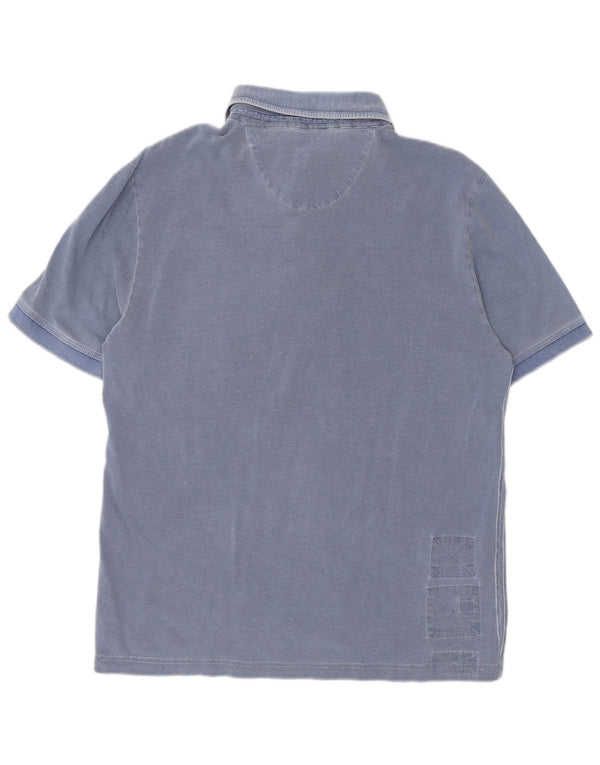 Polo grafica da uomo Aeronautica Militare Large Blu