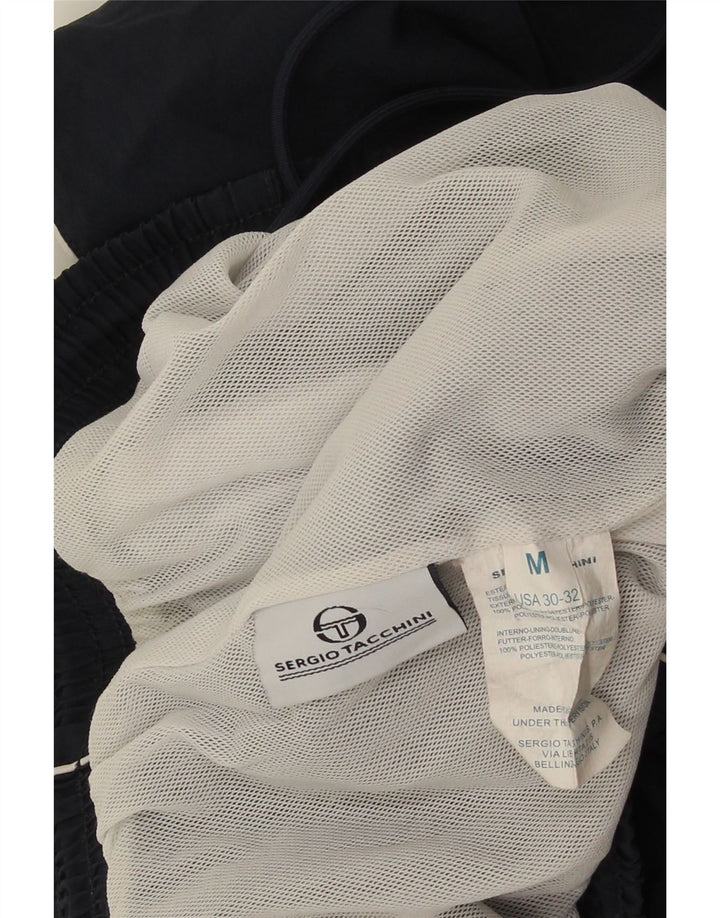 Sergio Tacchini Pantaloni da tuta da uomo Joggers Medium Blu Navy Poliestere
