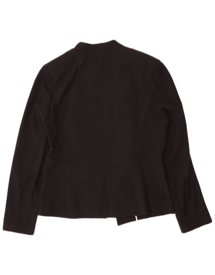Giacca Marks & Spencer da donna Open Blazer UK 12 poliestere nero medio