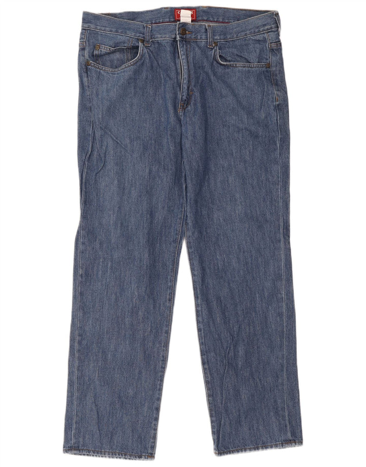 Jeans dritti da uomo Chaps W36 L30 cotone blu