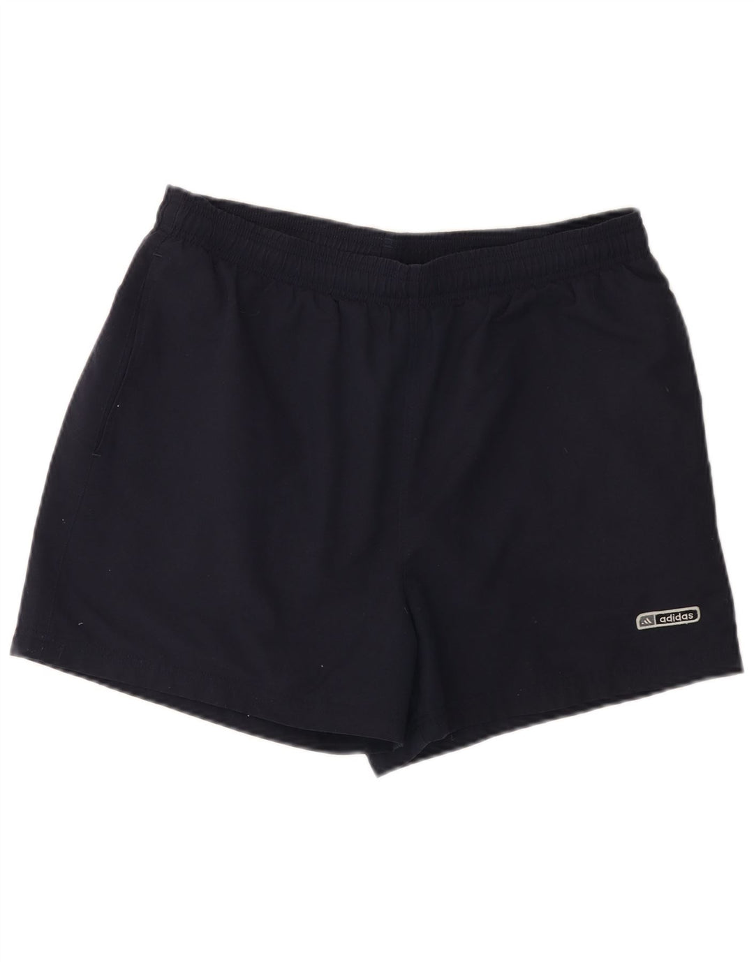 Pantaloncini sportivi da uomo Adidas Large blu navy in poliestere