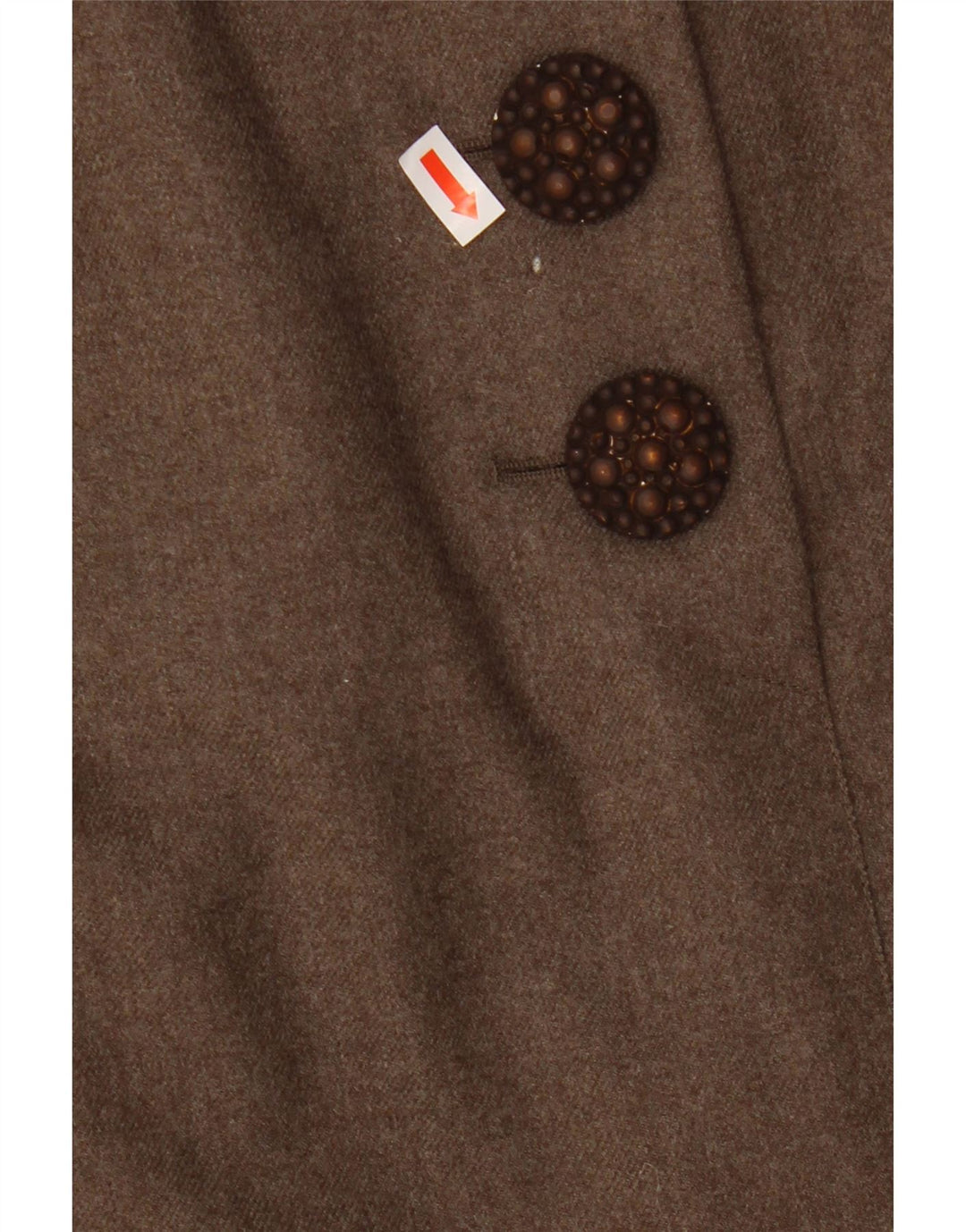 Gonna a tubino da donna VINTAGE W28 Marrone medio