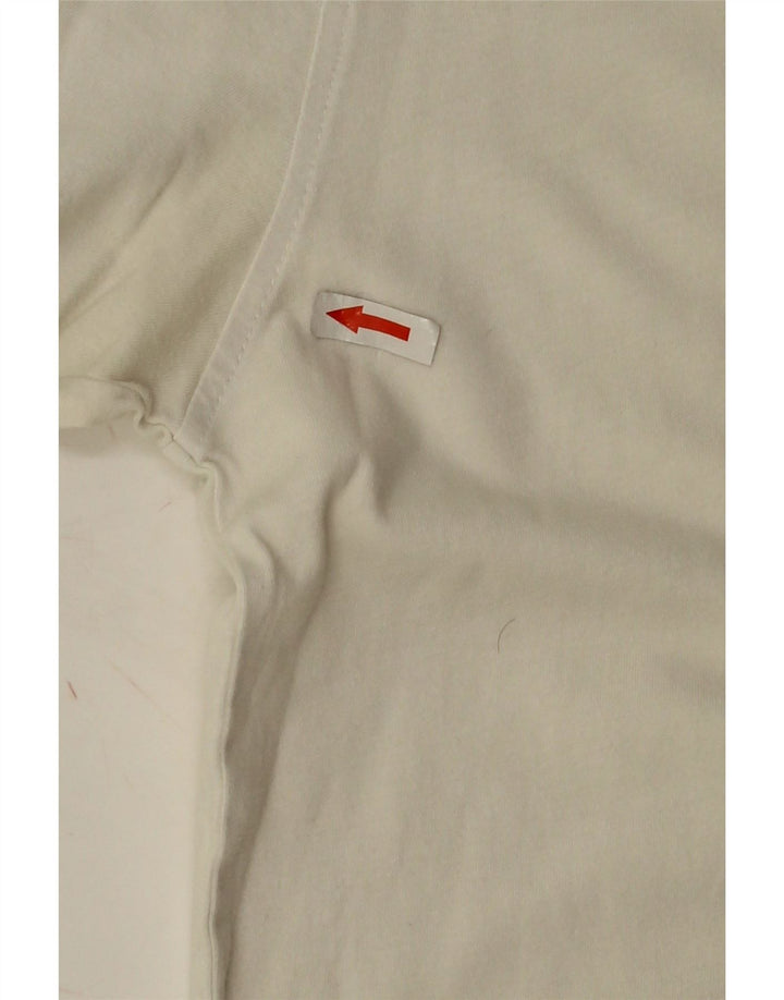 T-shirt da uomo con vestibilità regolare Tommy Hilfiger Top in cotone bianco medio