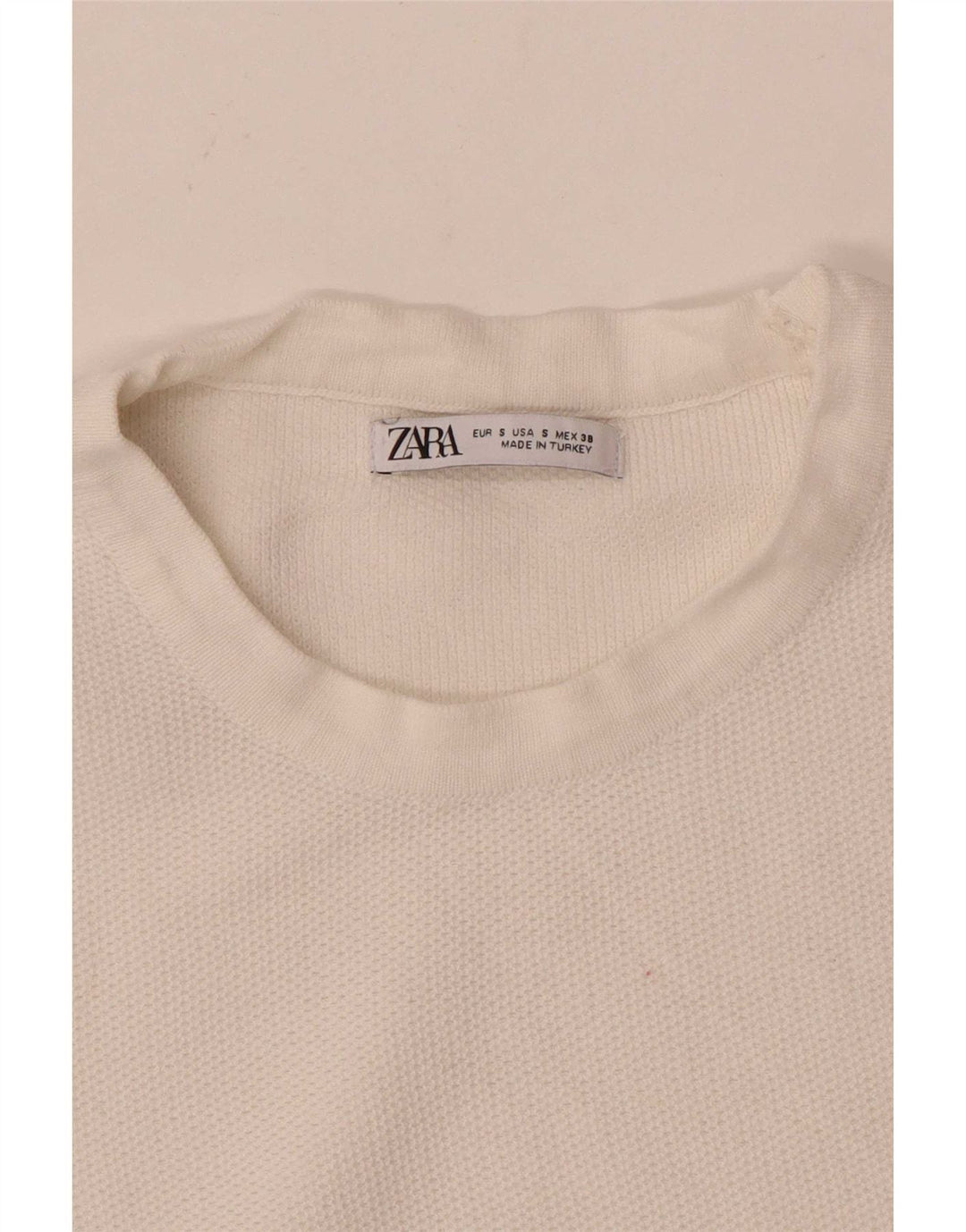 T-shirt Zara da uomo Top piccola bianca