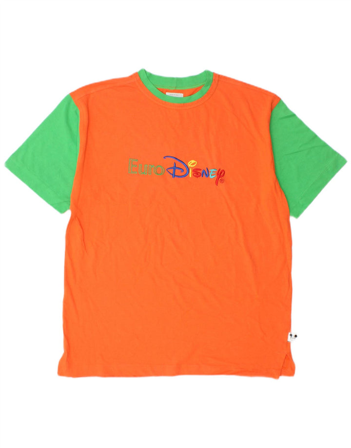 BENETTON T-shirt grafica da uomo con topolino Top color arancione medio