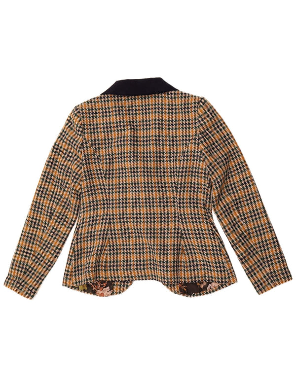 Giacca blazer da donna Joe Browns UK 12 pied de poule medio multicolore