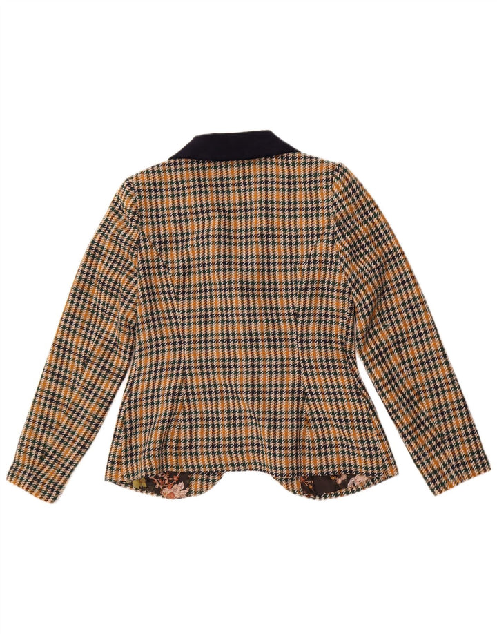 Giacca blazer da donna Joe Browns UK 12 pied de poule medio multicolore