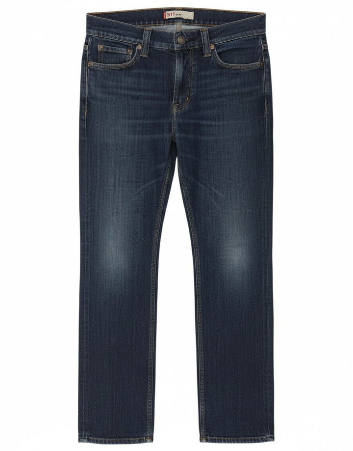 Levi's Uomo 511 Slim Jeans W32 L32 Cotone Blu