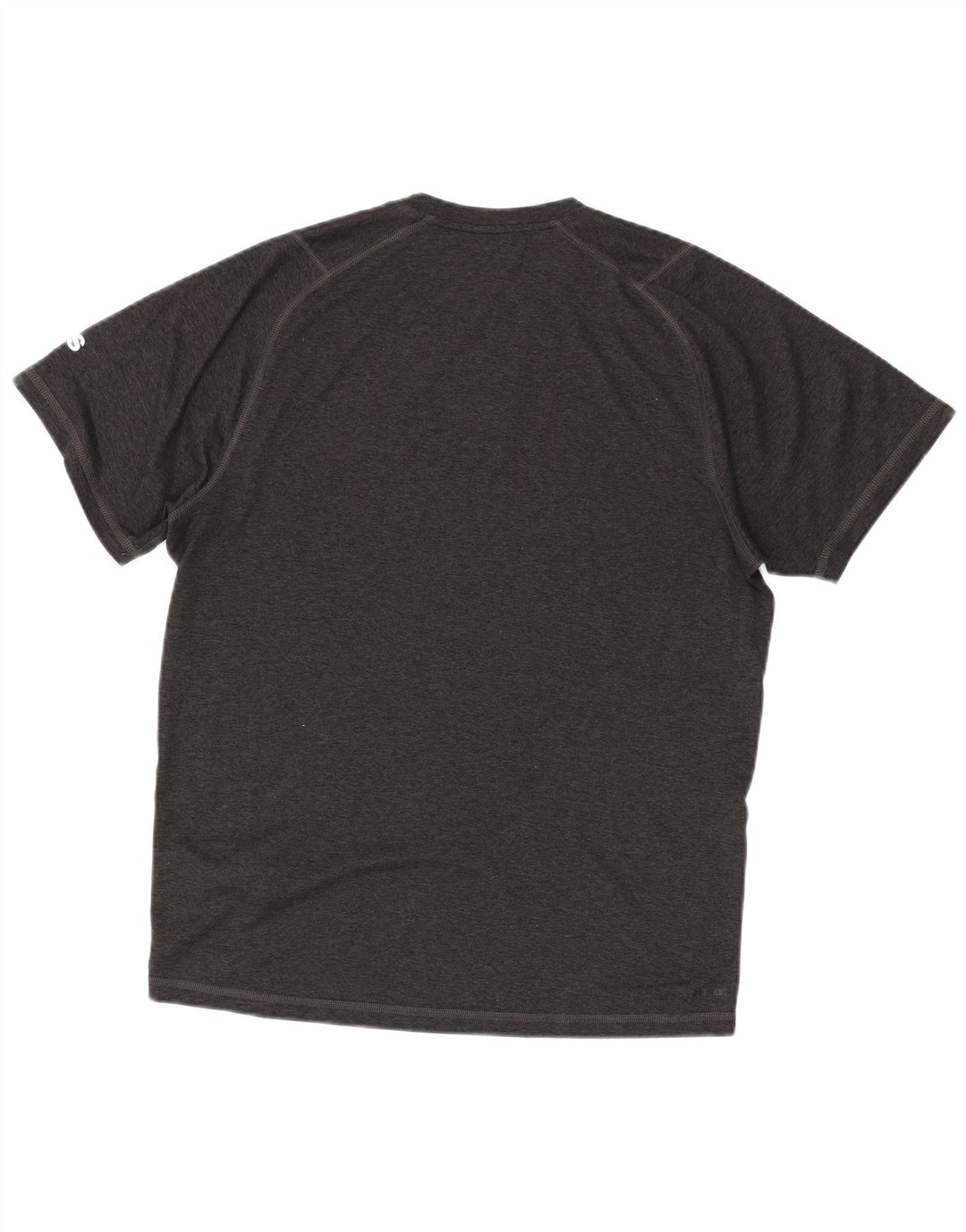 ADIDAS Mens Aeroready Graphic T-Shirt Top Medium Grey Flecked Polyester