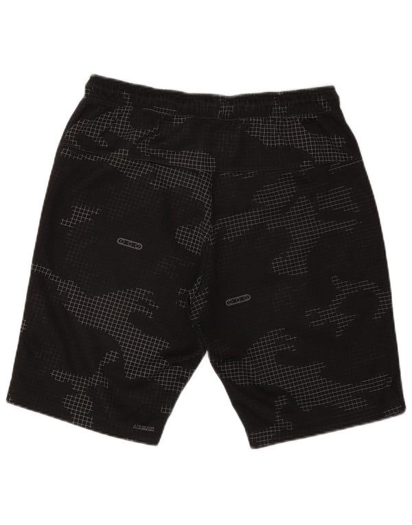 Pantaloncini sportivi Nike da uomo, poliestere medio nero mimetico