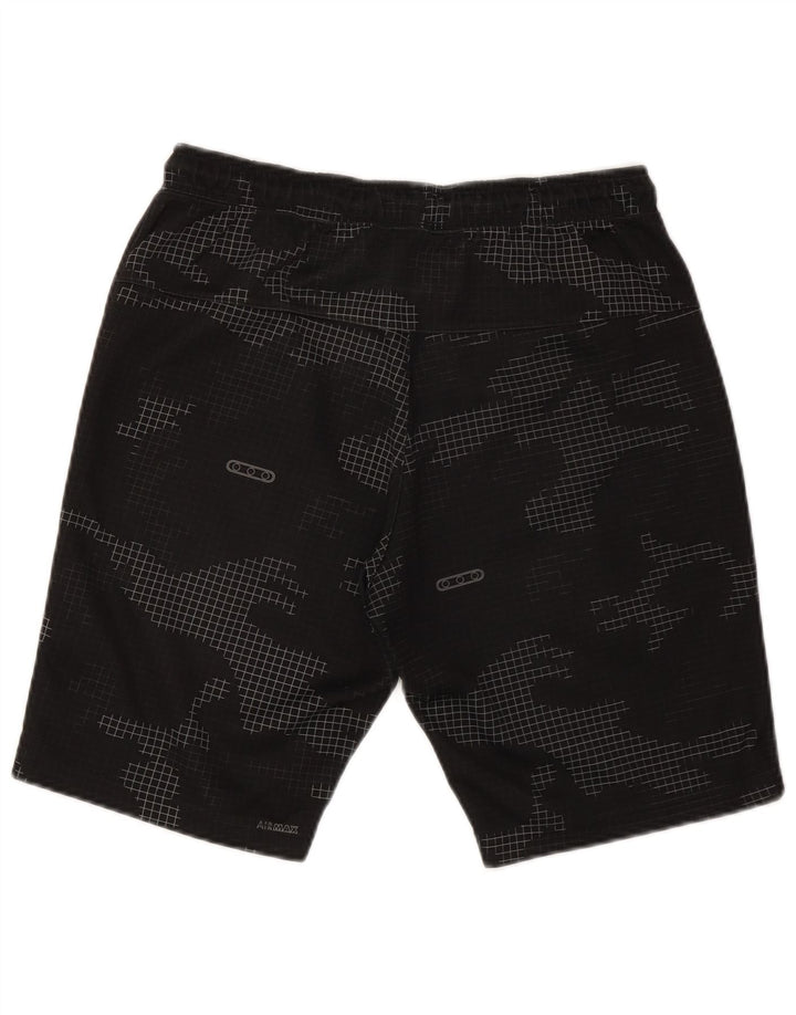 Pantaloncini sportivi Nike da uomo, poliestere medio nero mimetico
