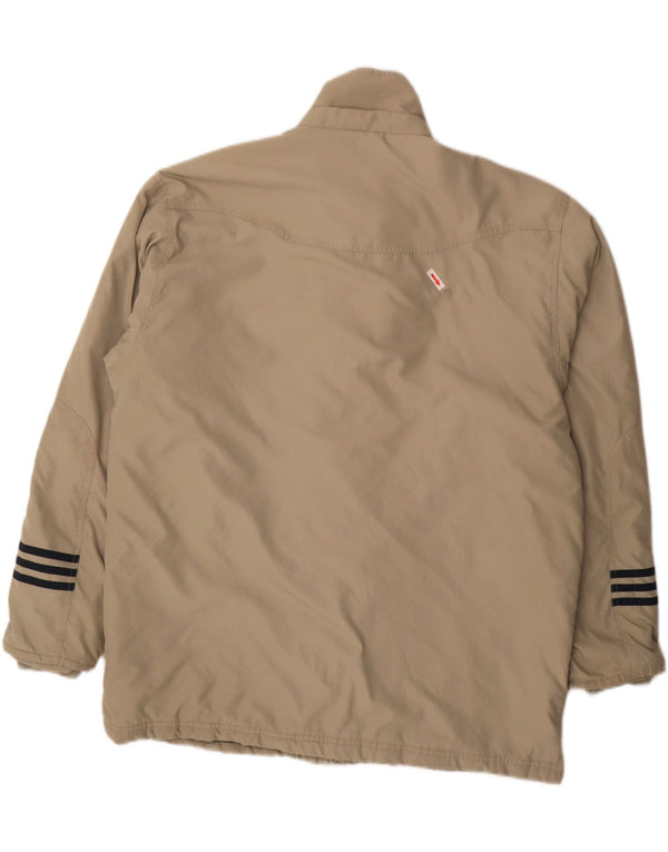 Giacca a vento da uomo Adidas UK 42/44 Large Beige Colourblock Poliestere