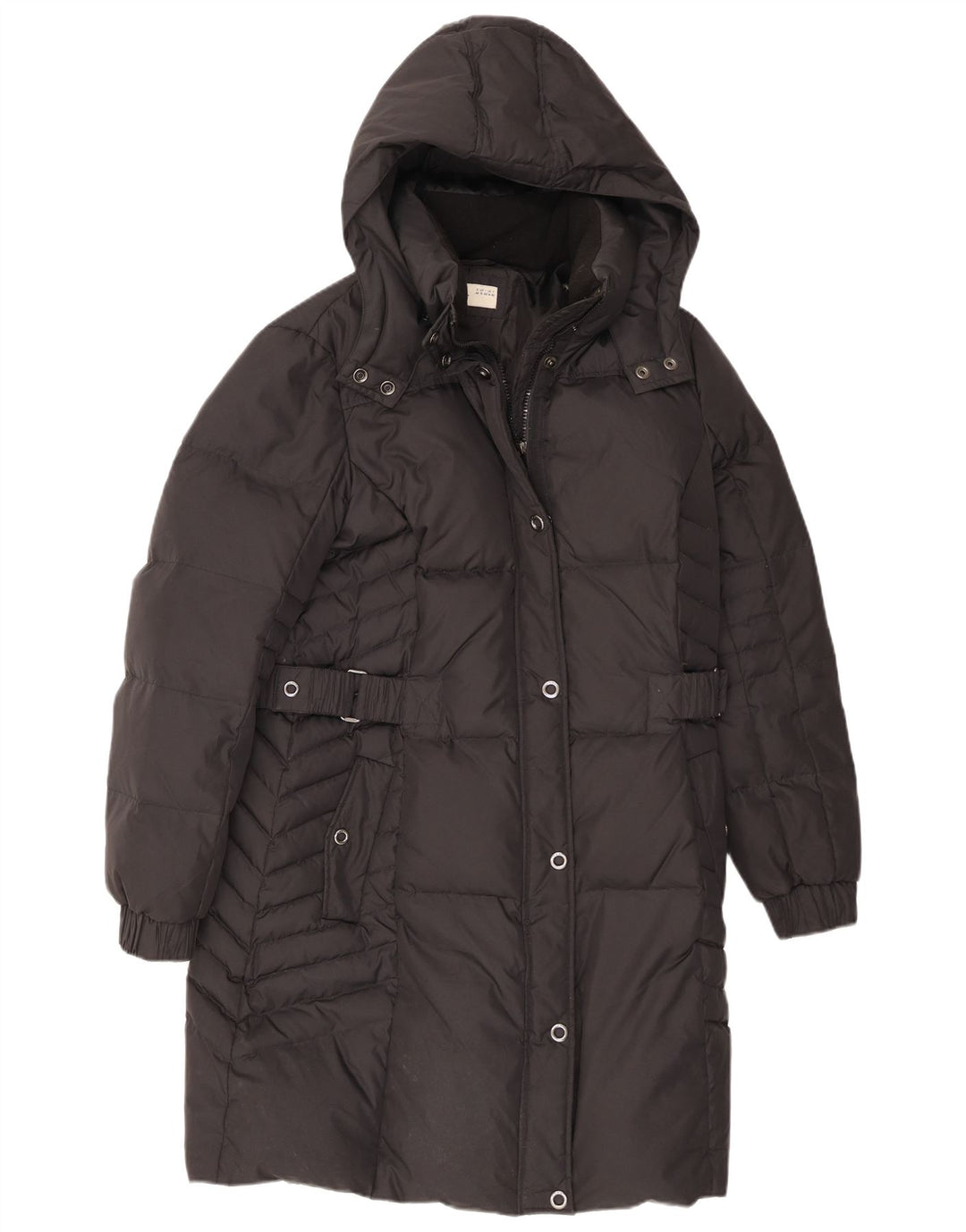 Esprit Cappotto imbottito con cappuccio da donna UK 18 XL Nero Poliestere