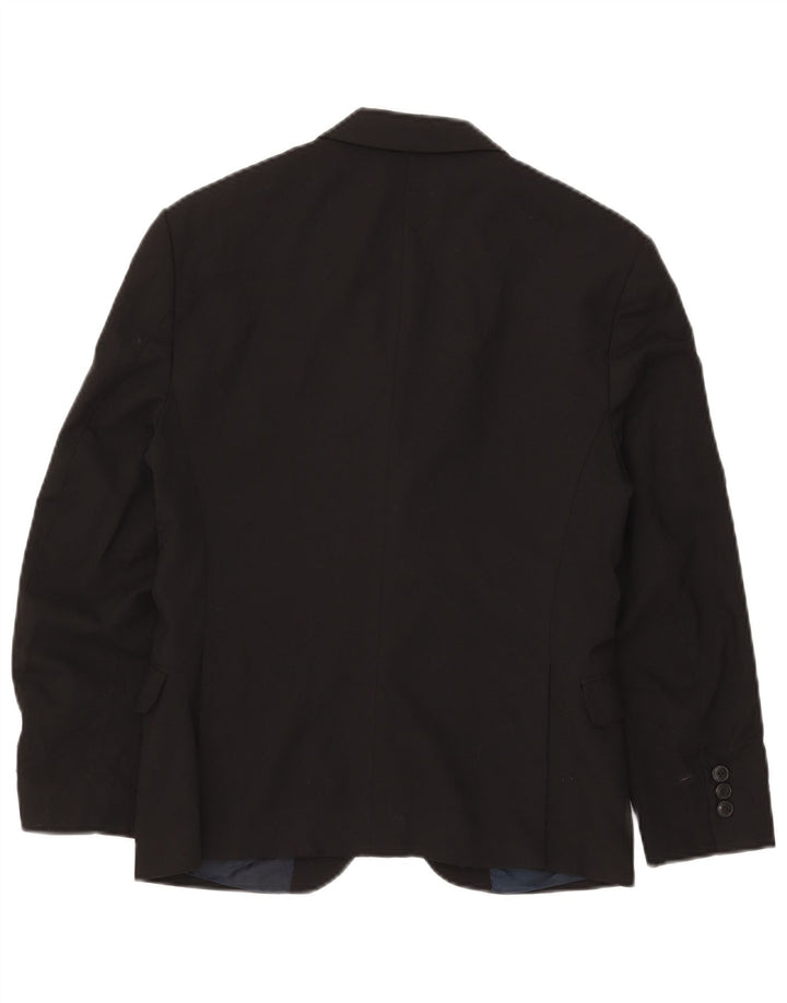 Giacca blazer da uomo a 2 bottoni Zara EU 44 XS poliestere nero