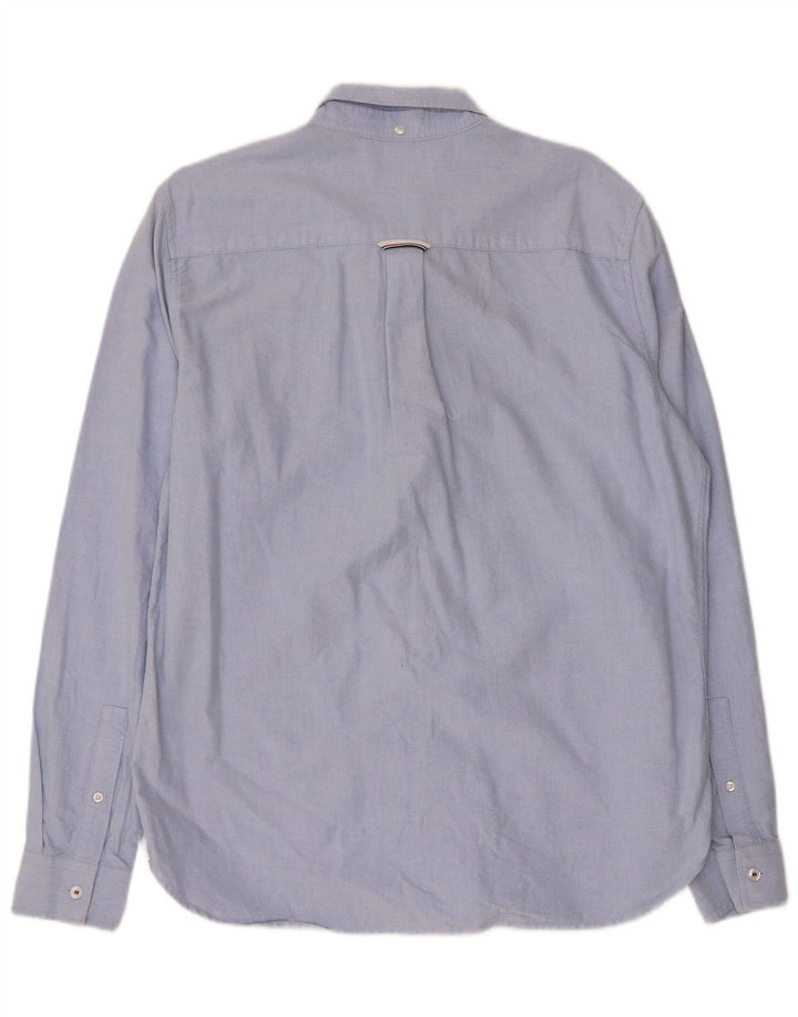 Camicia Uomo Fred Perry Large Blu In Cotone