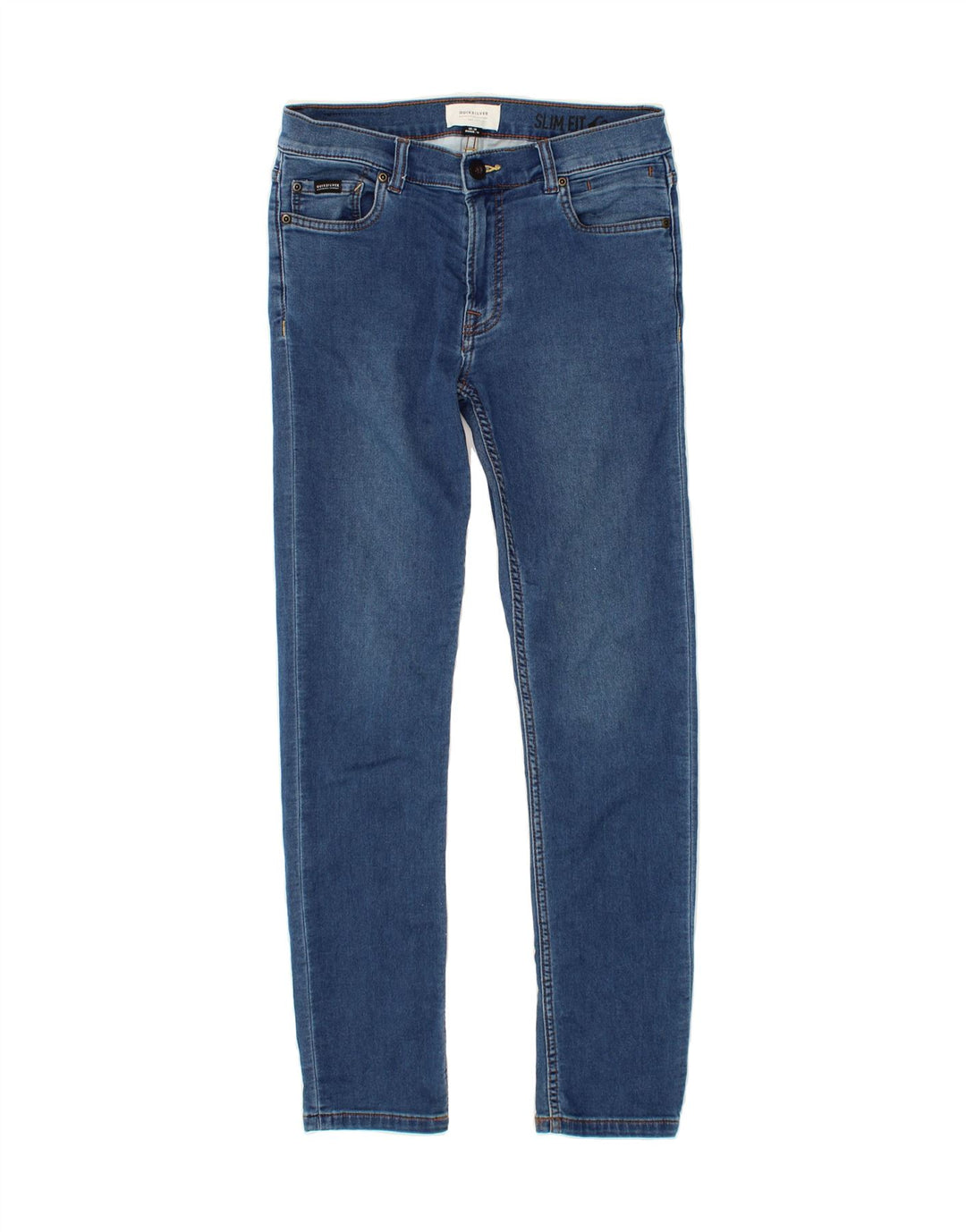 QUIKSILVER Womens Slim Jeans W28 L30 Blue Cotton Vintage Quiksilver and Second-Hand Quiksilver from Messina Hembry 