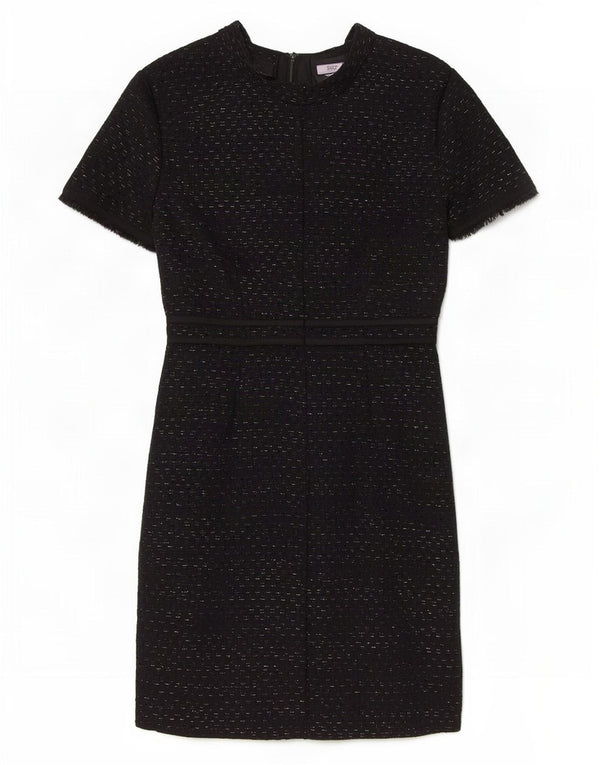 Abito a trapezio da donna Reiss UK 8 piccolo poliestere a righe nere