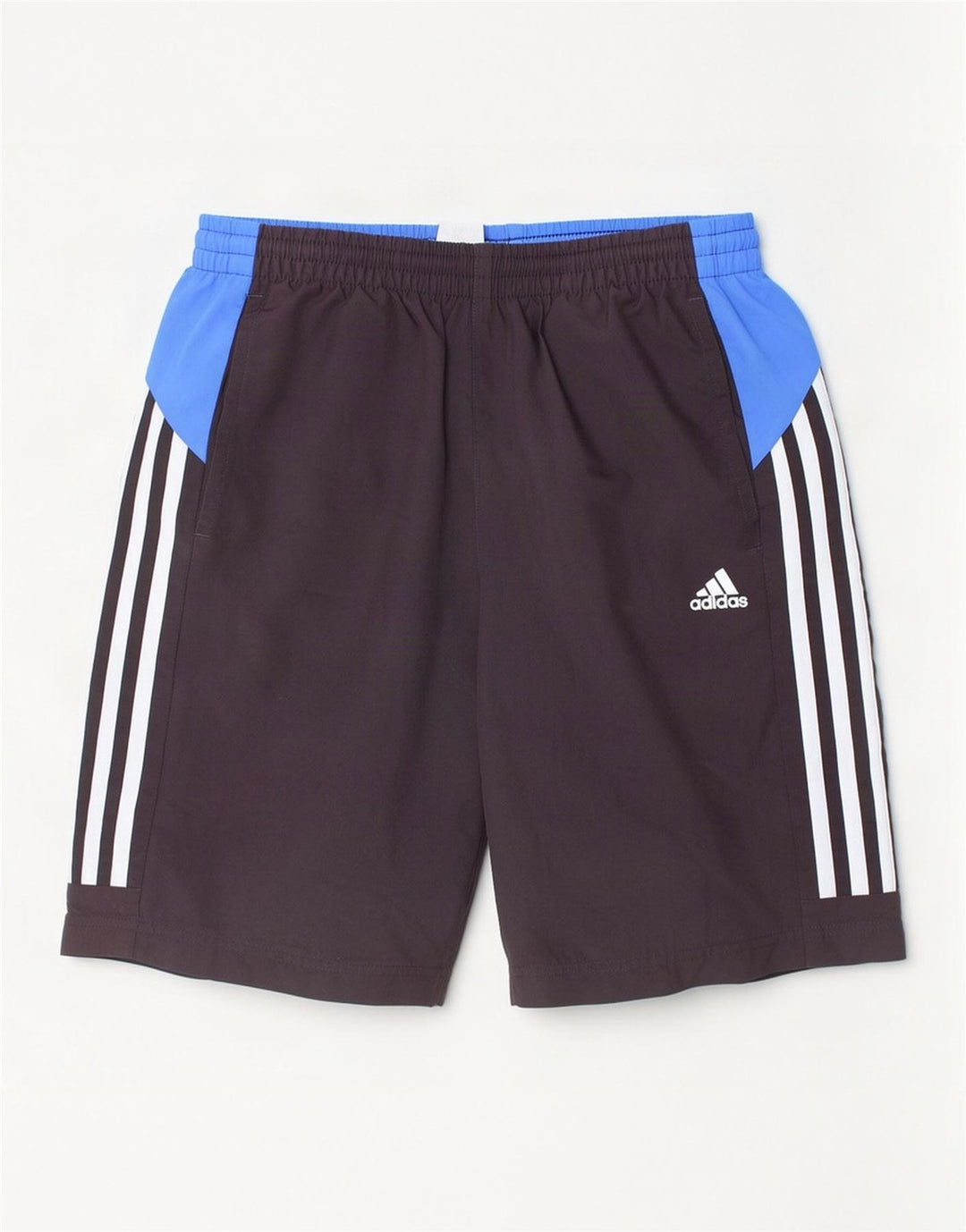 Pantaloncini sportivi Adidas da ragazzo 13-14 anni in poliestere color block nero
