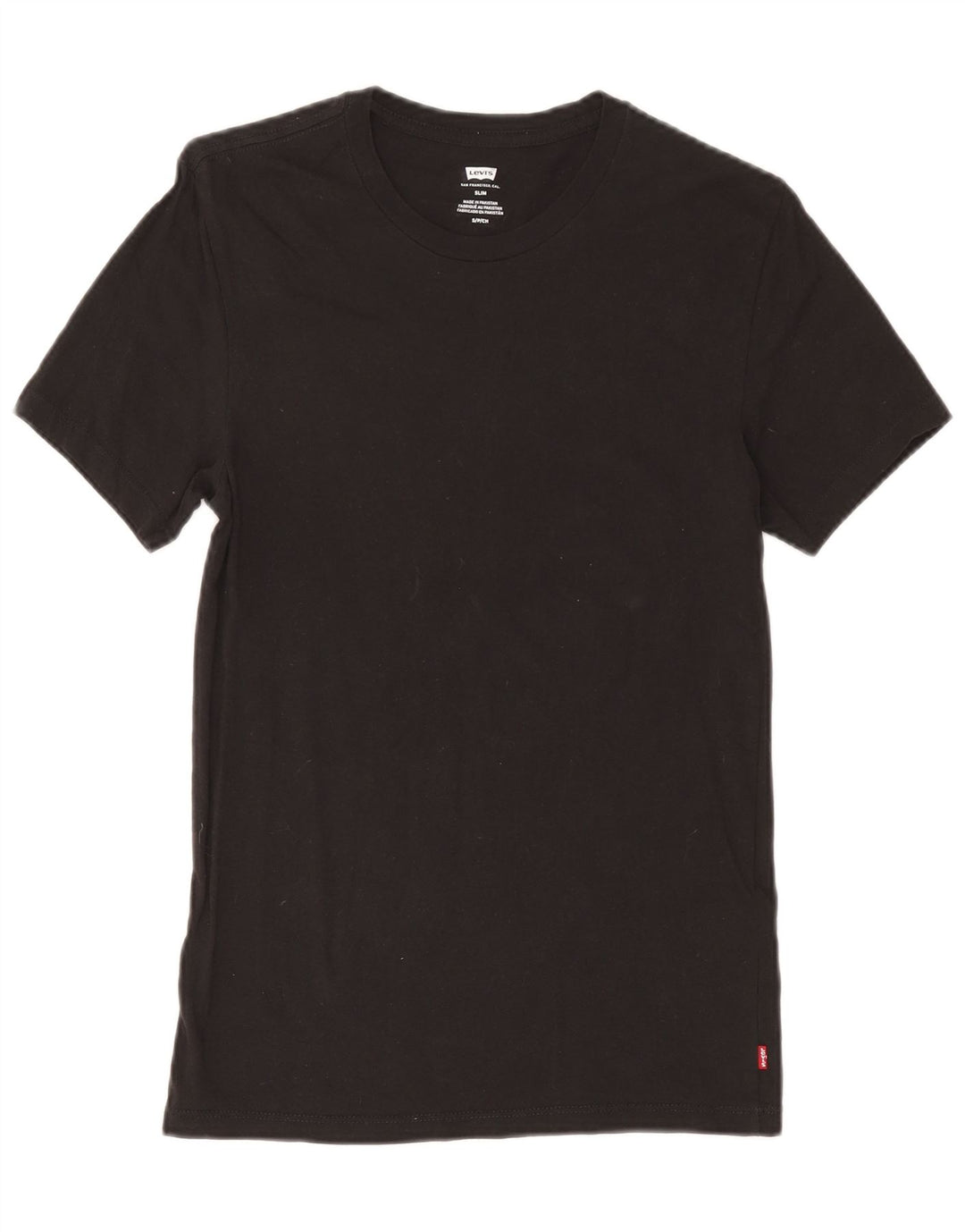 T-shirt Levi's da uomo slim fit top piccola in cotone nero