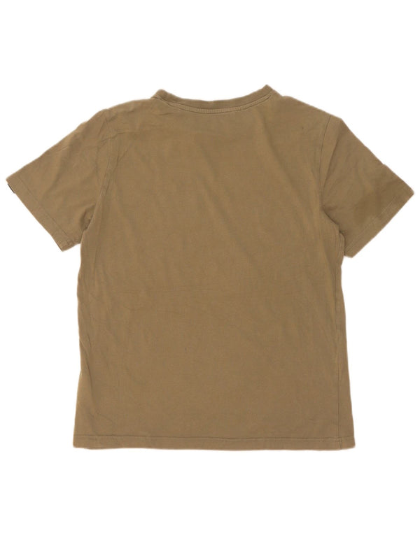 Adidas Boys Graphic T-Shirt Top 13-14 Years Khaki Cotton
