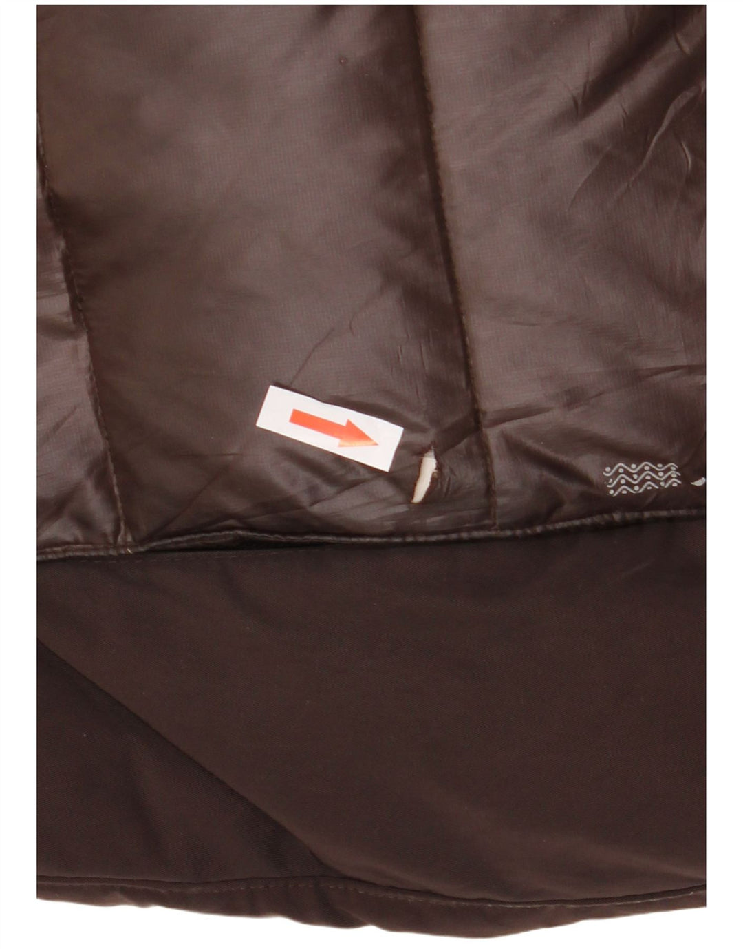 Giacca imbottita con cappuccio da donna Geox UK 8 Small Poliestere color block marrone