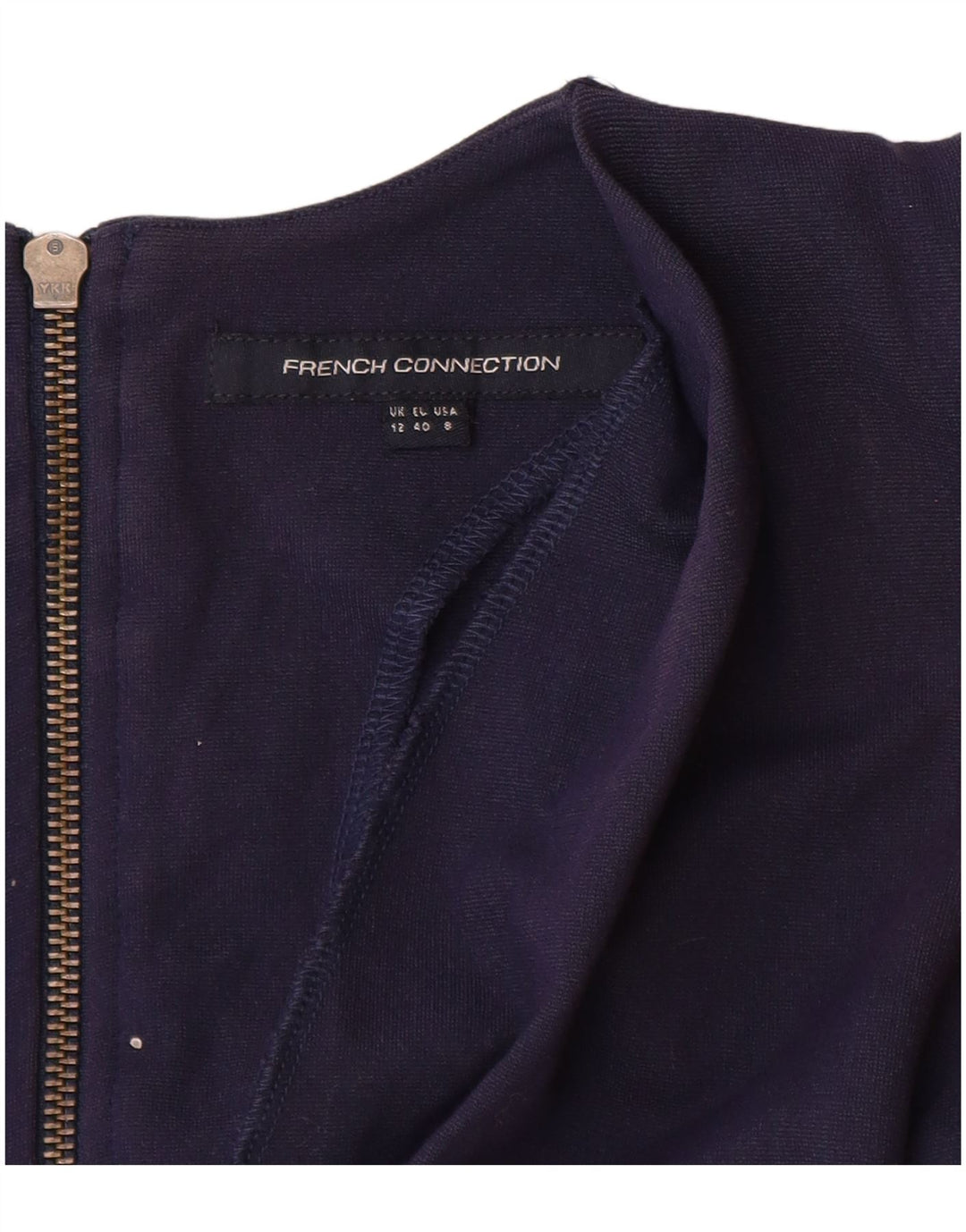 Abito tubino con maniche a 3/4 da donna French Connection UK 12 Blu navy medio
