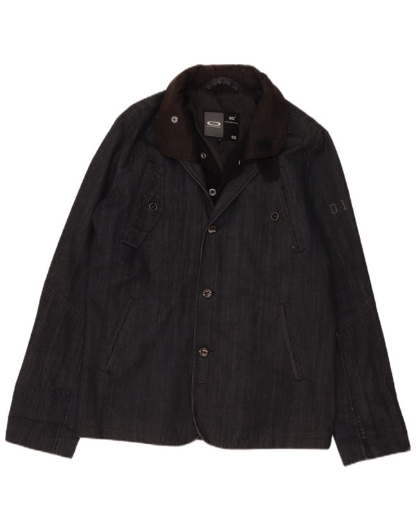 Giacca in denim da uomo G-Star UK 40 grande cotone grigio