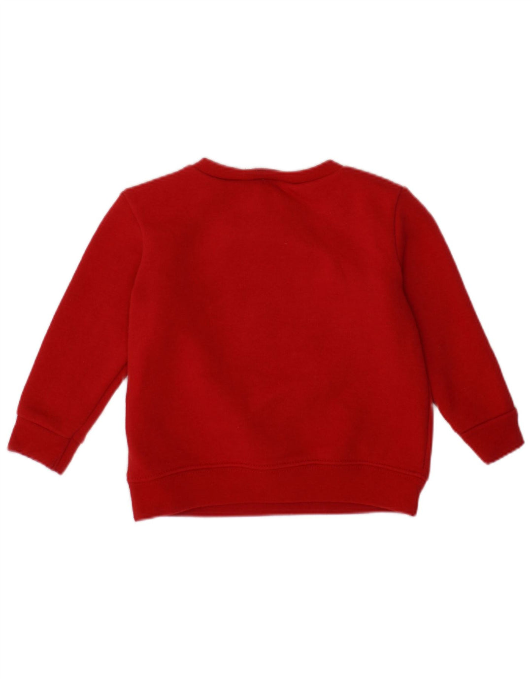 NIKE Baby Boys Graphic Sweatshirt Jumper 9-12 Months Red Cotton