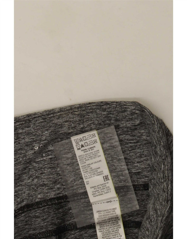 Leggings da donna Marks & Spencer UK 8 Small Poliestere color block grigio